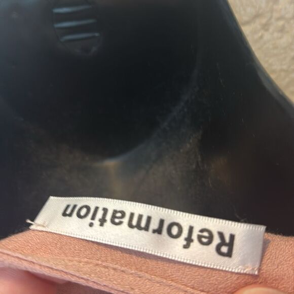 Reformation women’s small chamomile dress blush pink  wedding guest event - Picture 5 of 6